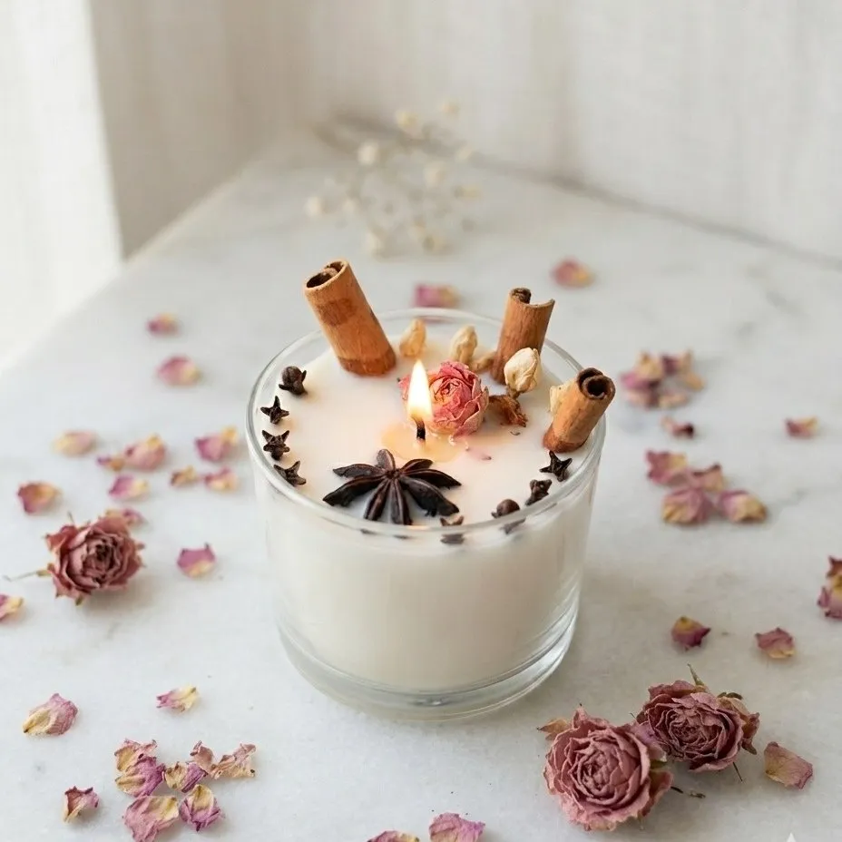 vela de frutas doces, com Aniz, canela e cravo