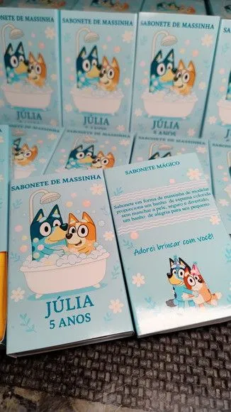 Sabonete Mágico de Massinha Lembrancinha Infantil Personaliz - foto 3