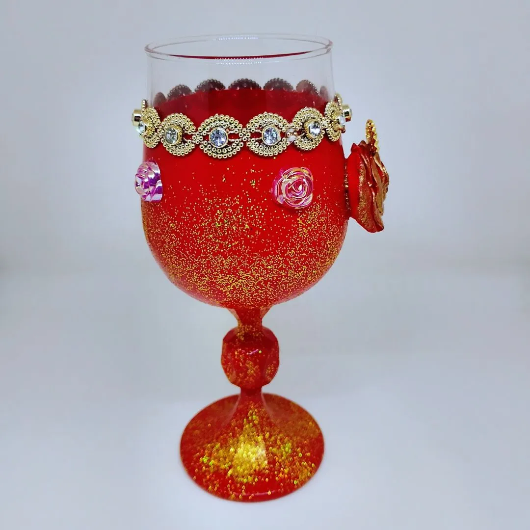 Taça Pombagira Rosa Vermelha - foto 3