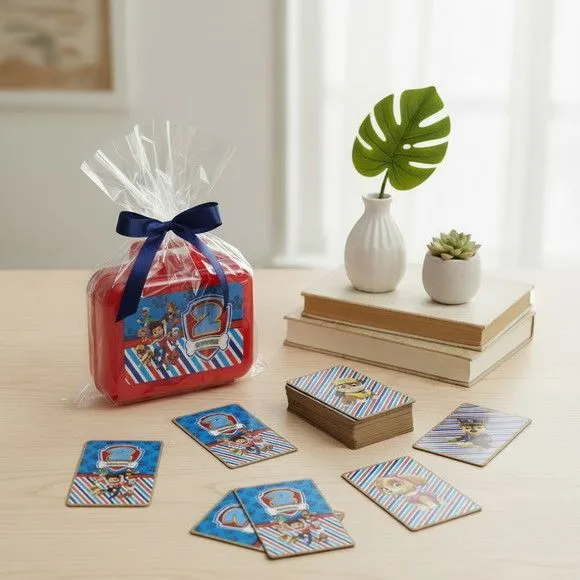 Mini Maleta Jogo da Memória - Patrulha Canina Personalizada - feito à mão por Mi Papelaria Criativa
