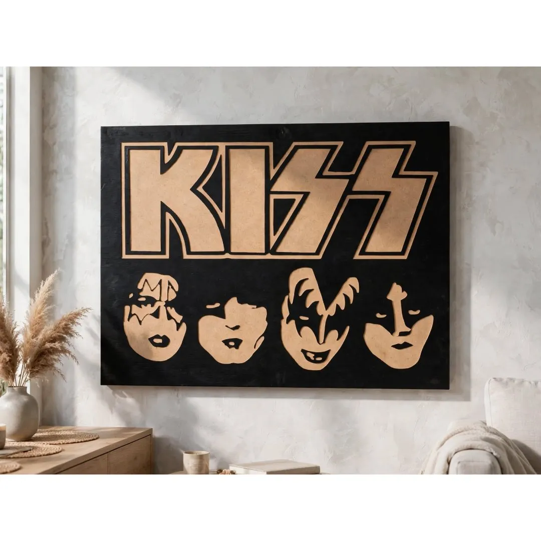 placa decorativa Kiss - foto 2