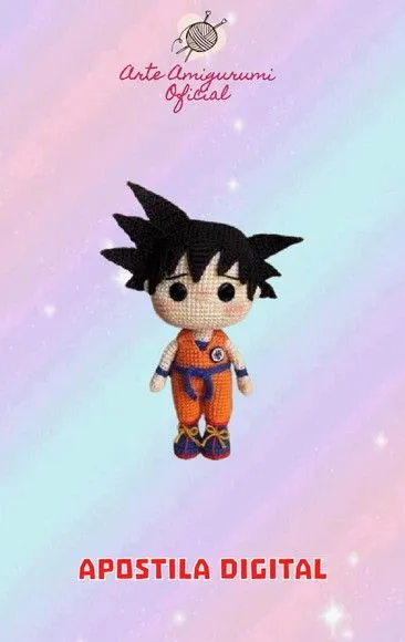 Receita Goku - Amigurumi