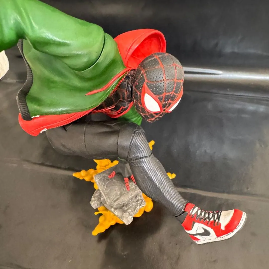 Boneco spiderman miles morales Homen aranha Action Figure - foto 2