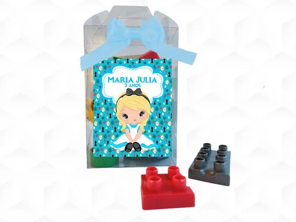 Bloco de Montar Alice no Pais das Maravilhas Personalizada - artesanato feito à mão por creativitybynina