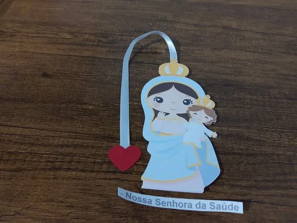 Marcador de Página 10 cm - Nossa Senhora da Saúde - foto 2