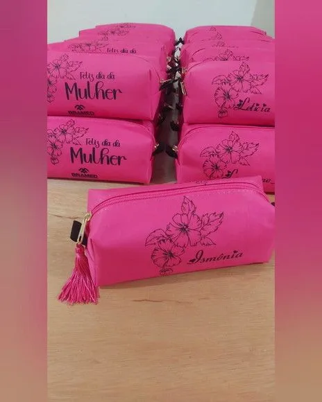 Necessaire Box Personalizada - Rosa Pink - foto 3