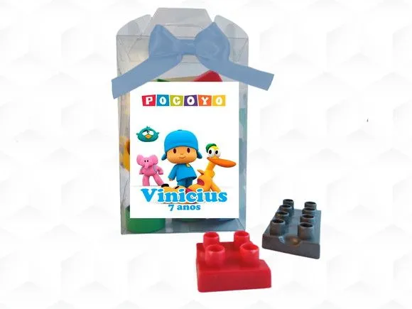 Bloco de Montar Pocoyo Personalizada - artesanato feito à mão por creativitybynina