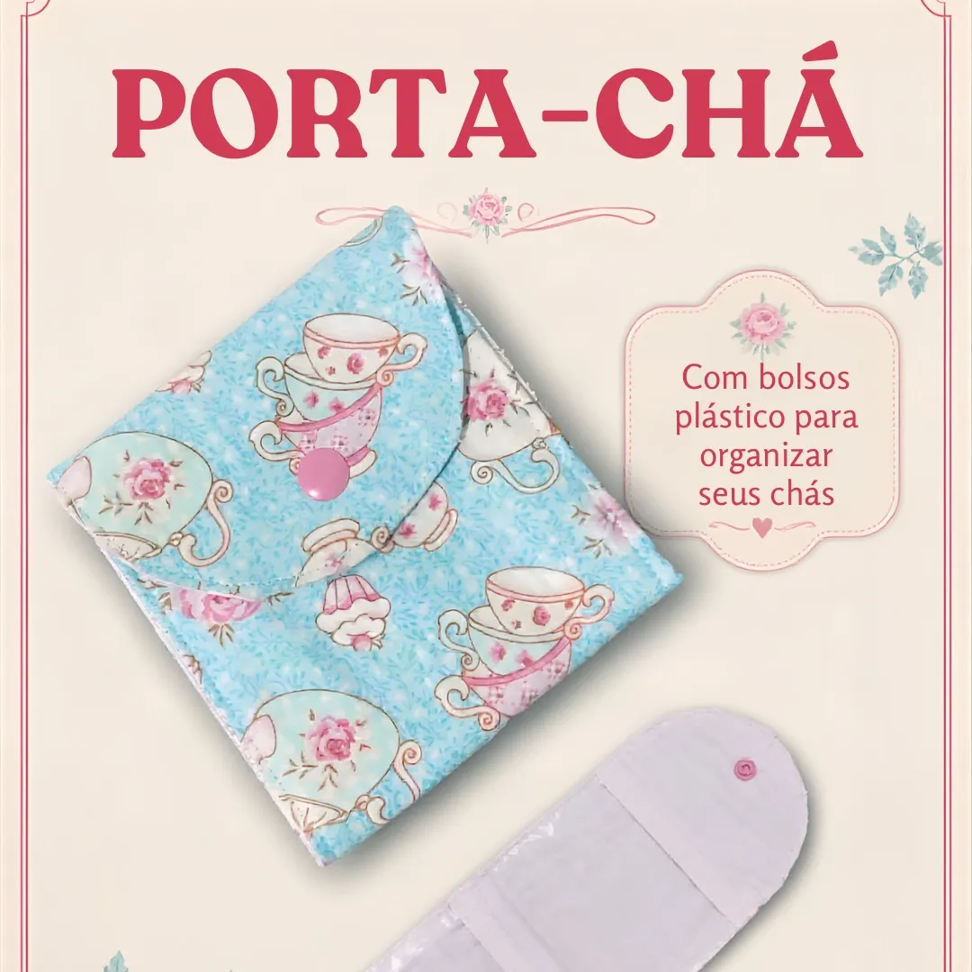 Porta chá 1 - artesanato de Djulik