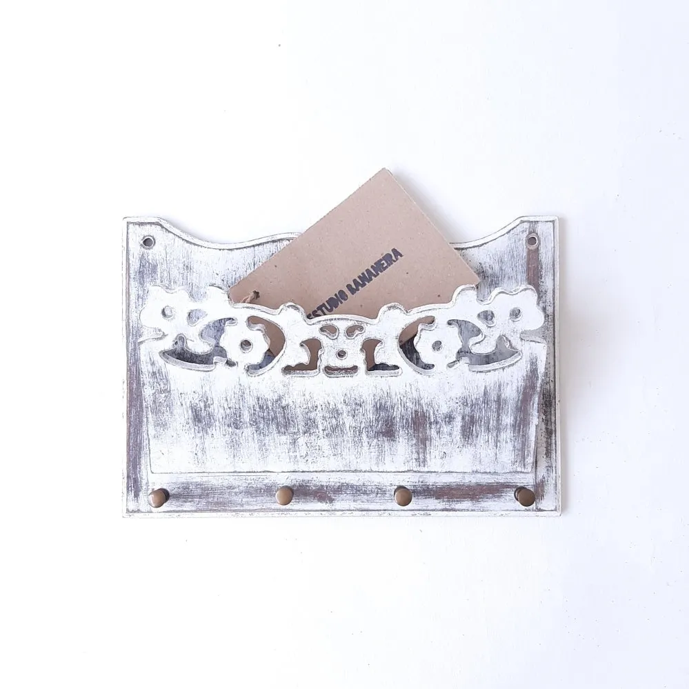 Porta Chave e Carta Flôr - artesanato de Estudio Bananeira