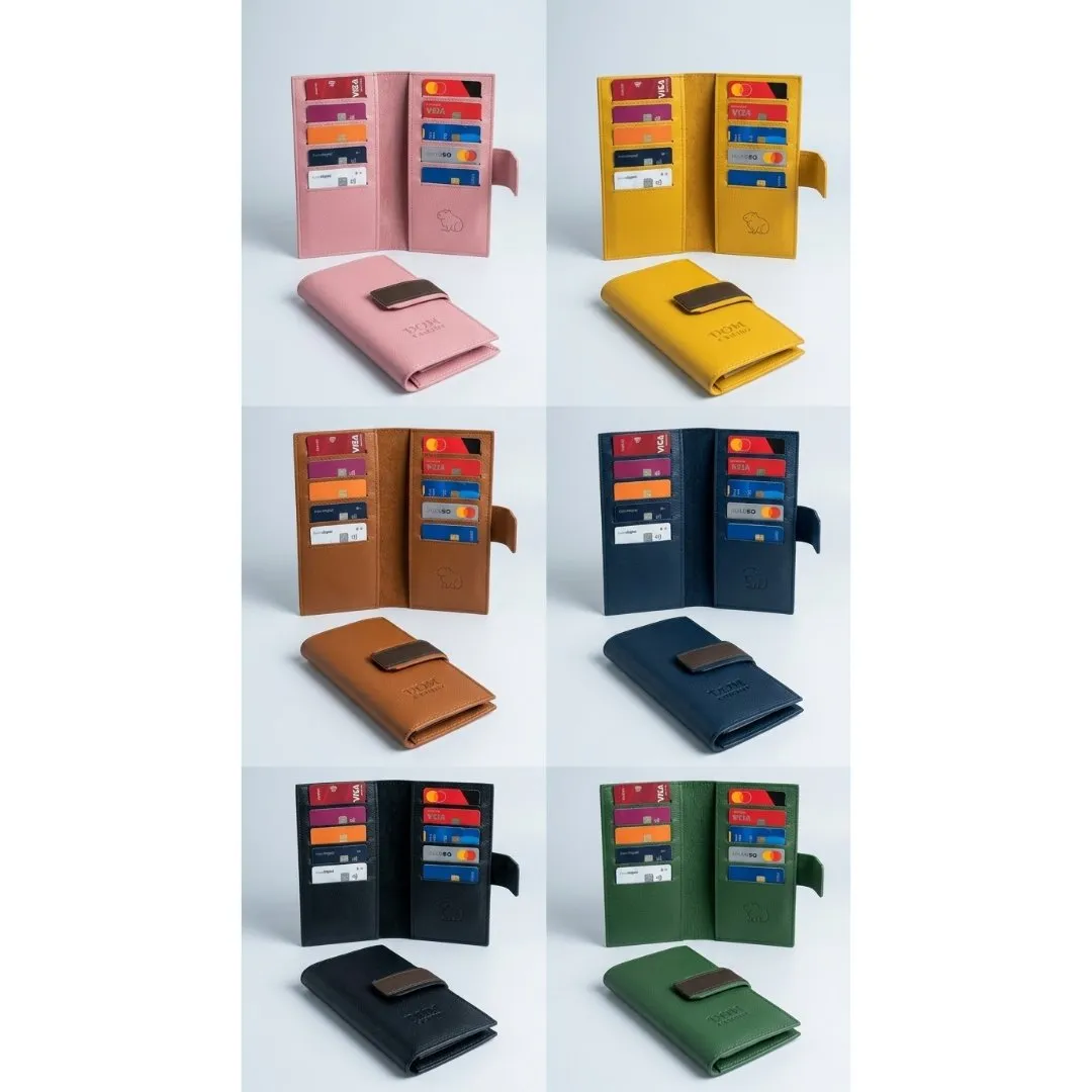 Carteira Porta-Cartões em Sintético Montana | 10 ou 12 Cartões | Personalizada - foto 4