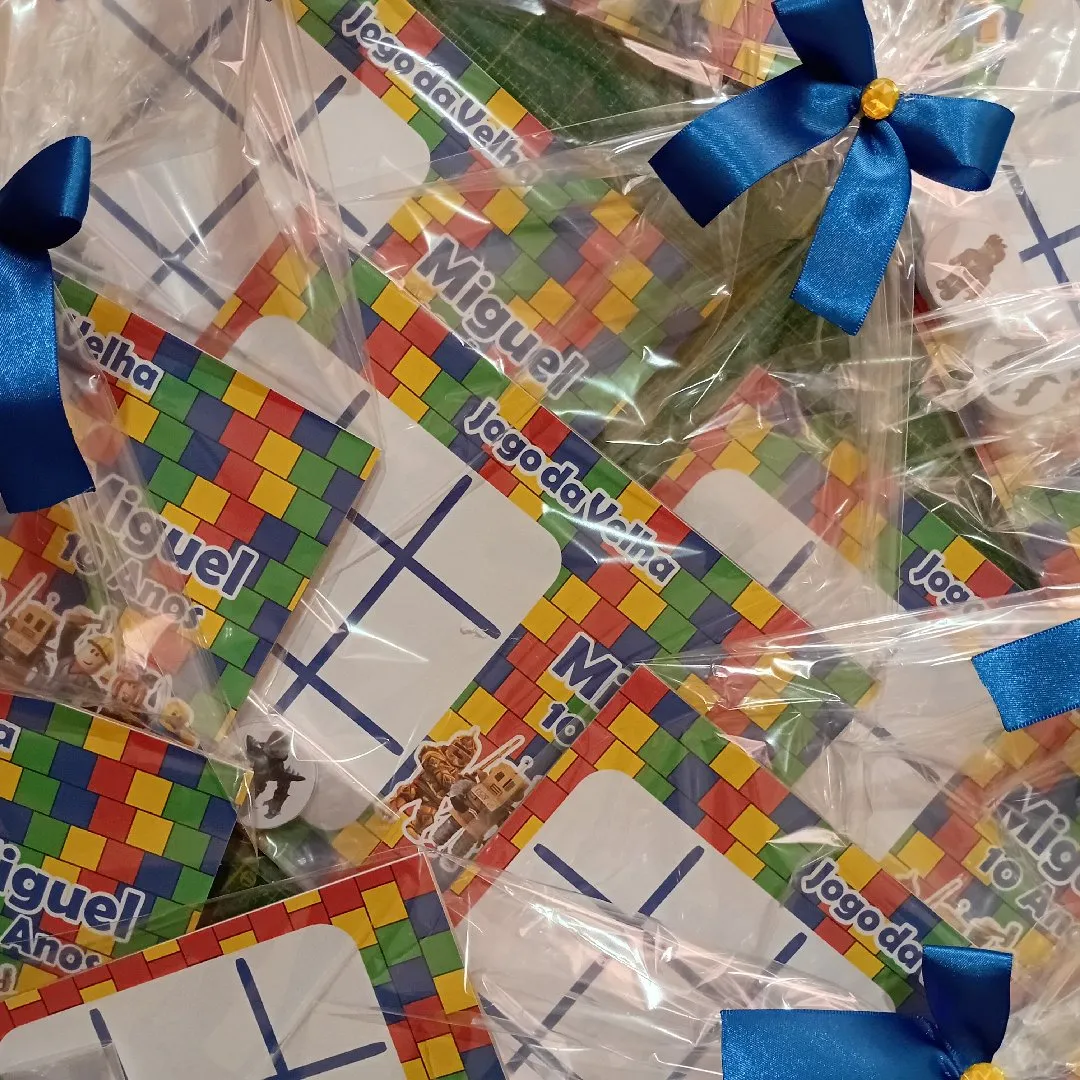 Lembrancinha jogo da velha personalizado tema Roblox ou Games - foto 3