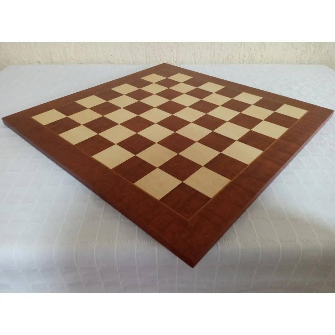 Tabuleiro de Xadrez Tradicional Sapele Pomele Extra Grande - foto 5