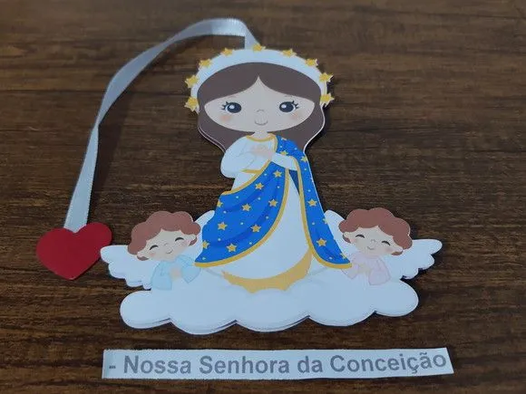 Marcador de Página 10 cm - Nossa Senhora da Conceição - foto 2