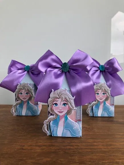 Caixa Milk Frozen - artesanato de Fina Essência Papelaria Personalizada