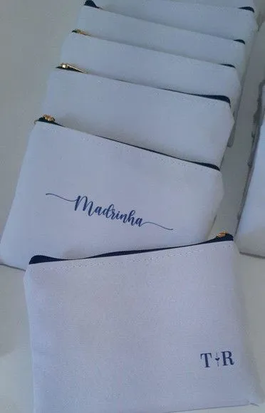Necessaire Personalizada - Madrinhas - artesanato feito à mão por Innovare Studio