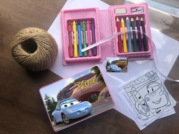 Estojinho Carros Personalizado - artesanato feito à mão por Mi Papelaria Criativa