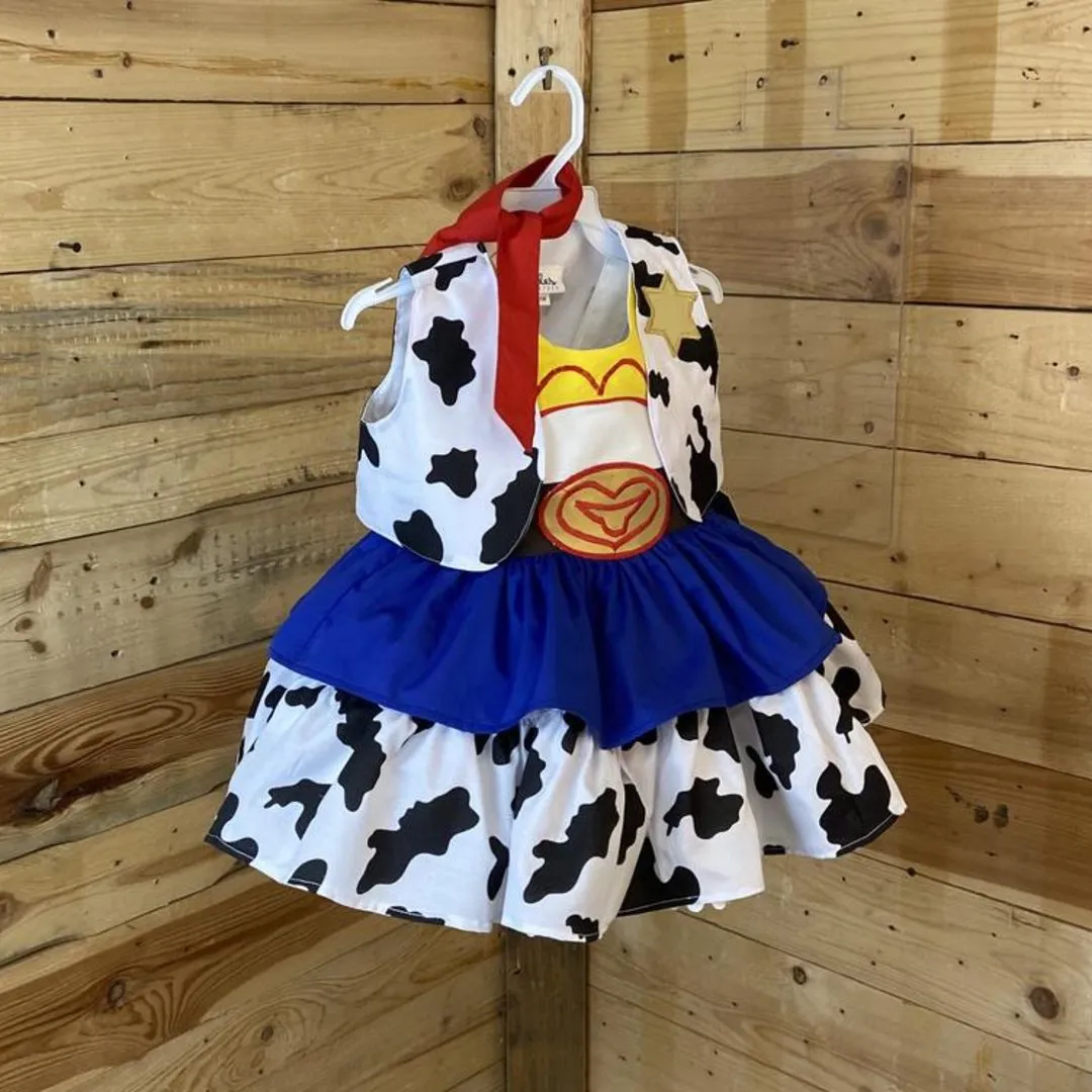 Vestido Jessie - Toy Story - artesanato de Ateliê JMN