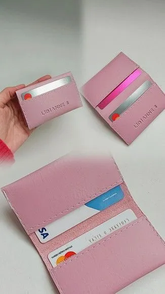 Carteira Slim Porta Cartões Feminina - foto 4