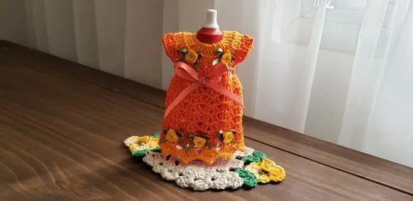 Capa para Adoçante - Vestidinho Tangerina - foto 3