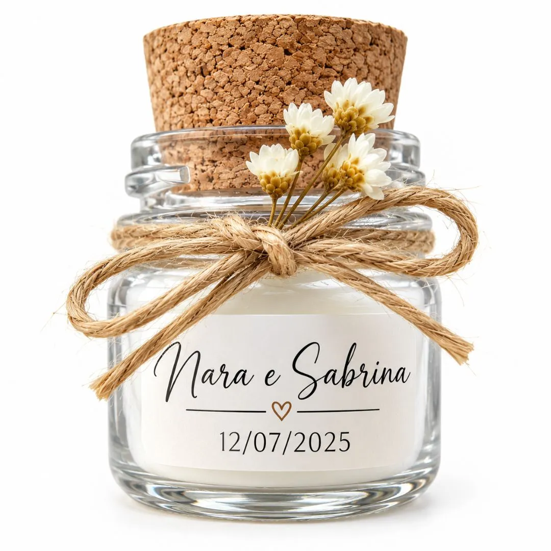 20 Lembrancinhas Casamento Velas perfumadas Tampa de Rolha - foto 2