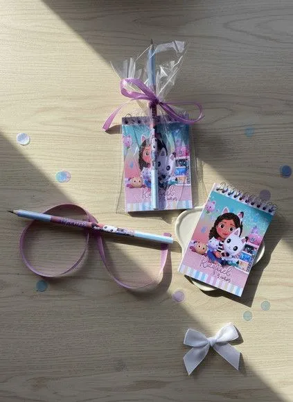 Bloquinho - Casa Mágica da Gabby Personalizado - artesanato de Mi Papelaria Criativa