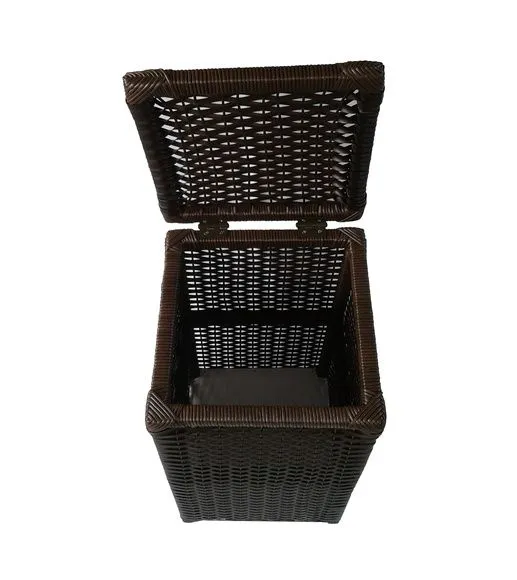 Cesto Roupa Sintético Argila 30x30x58 - foto 5