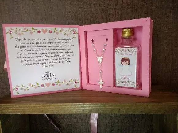 Lembrança Padrinhos de batismo - foto 2