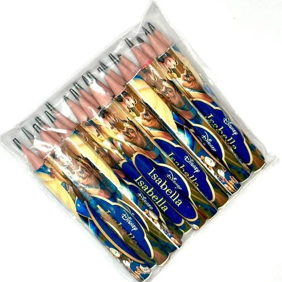 Mini Lápis Bela e a Fera Personalizado - foto 2