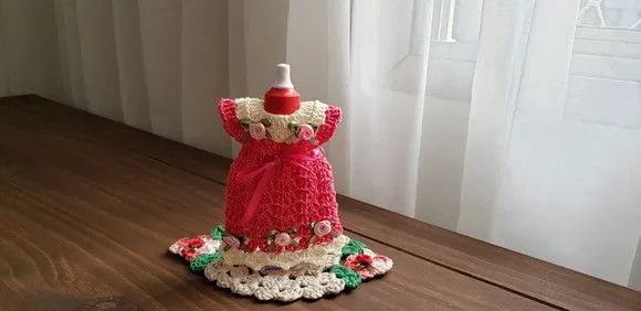 Capa para Adoçante Vestidinho-tulipa Rosa - foto 4