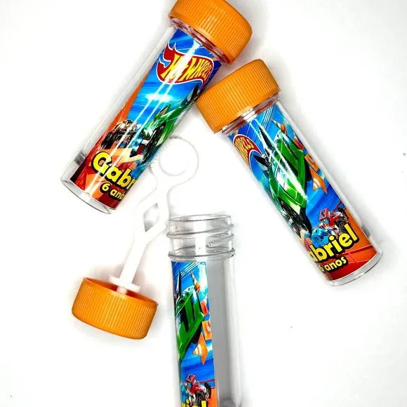 Bolinha de Sabão Hotwheels Personalizada - foto 2