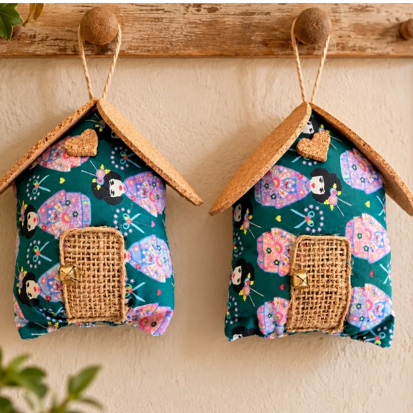 Casinha para pendurar japonezinhas