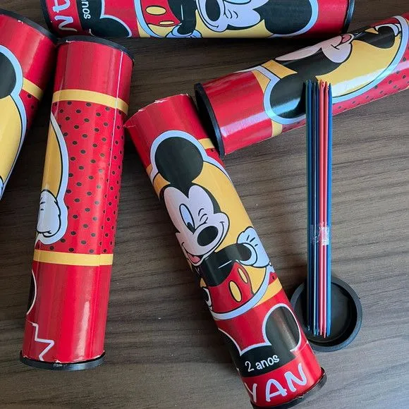 Pega Varetas Mickey Personalizadas - feito à mão por Mi Papelaria Criativa