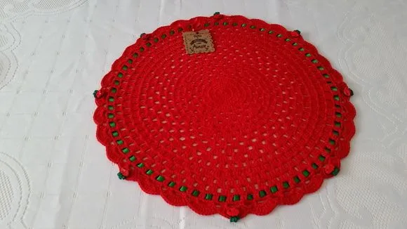 Sousplat em Crochê Natal - foto 4