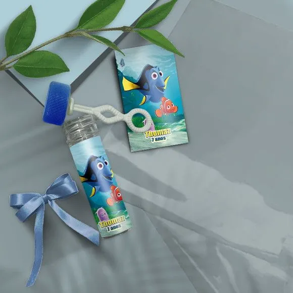 Bolha de Sabão - Procurando Dori Personalizado - artesanato feito à mão por Mi Papelaria Criativa