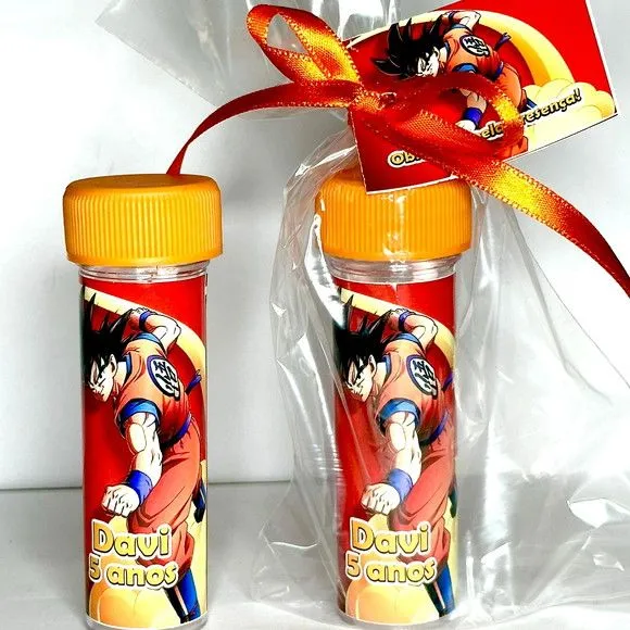 Bolinha de Sabão Goku Personalizada - foto 2