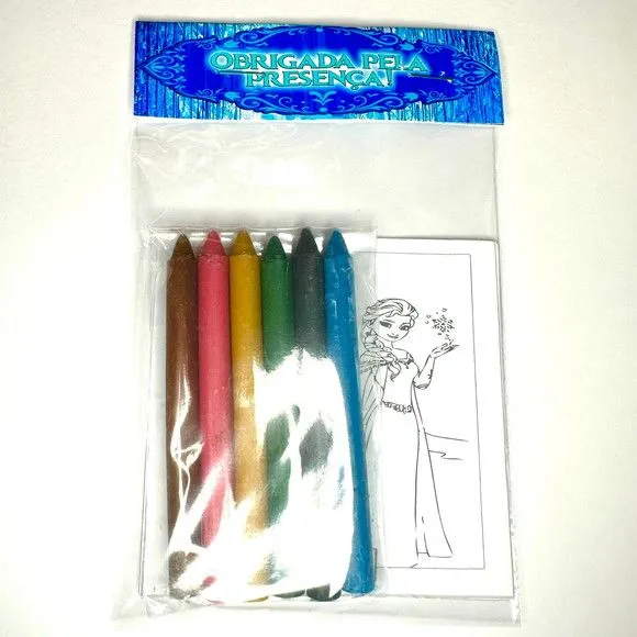 Kit Giz de Cera Frozen Personalizado - foto 2