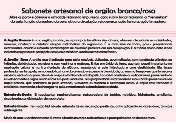 sabonete de argila Rosa - foto 5