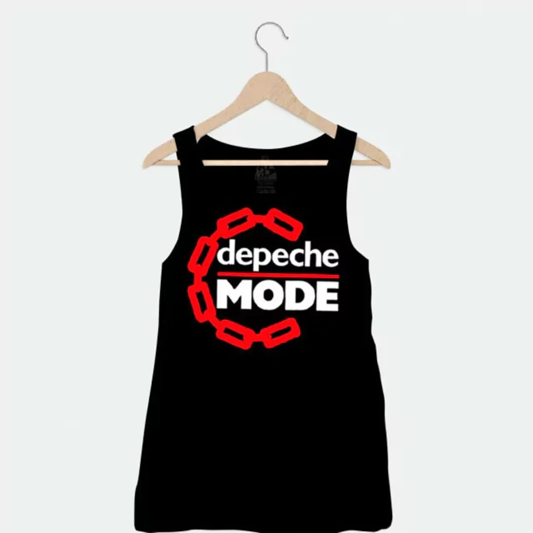 Camiseta regata Depeche Mode, banda new wave, anos 80, estampa exclusiva, tamanhos unisex - foto 3