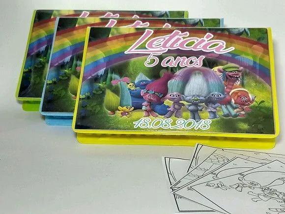 Estojo de Pintura Personalizado - artesanato feito à mão por Mi Papelaria Criativa