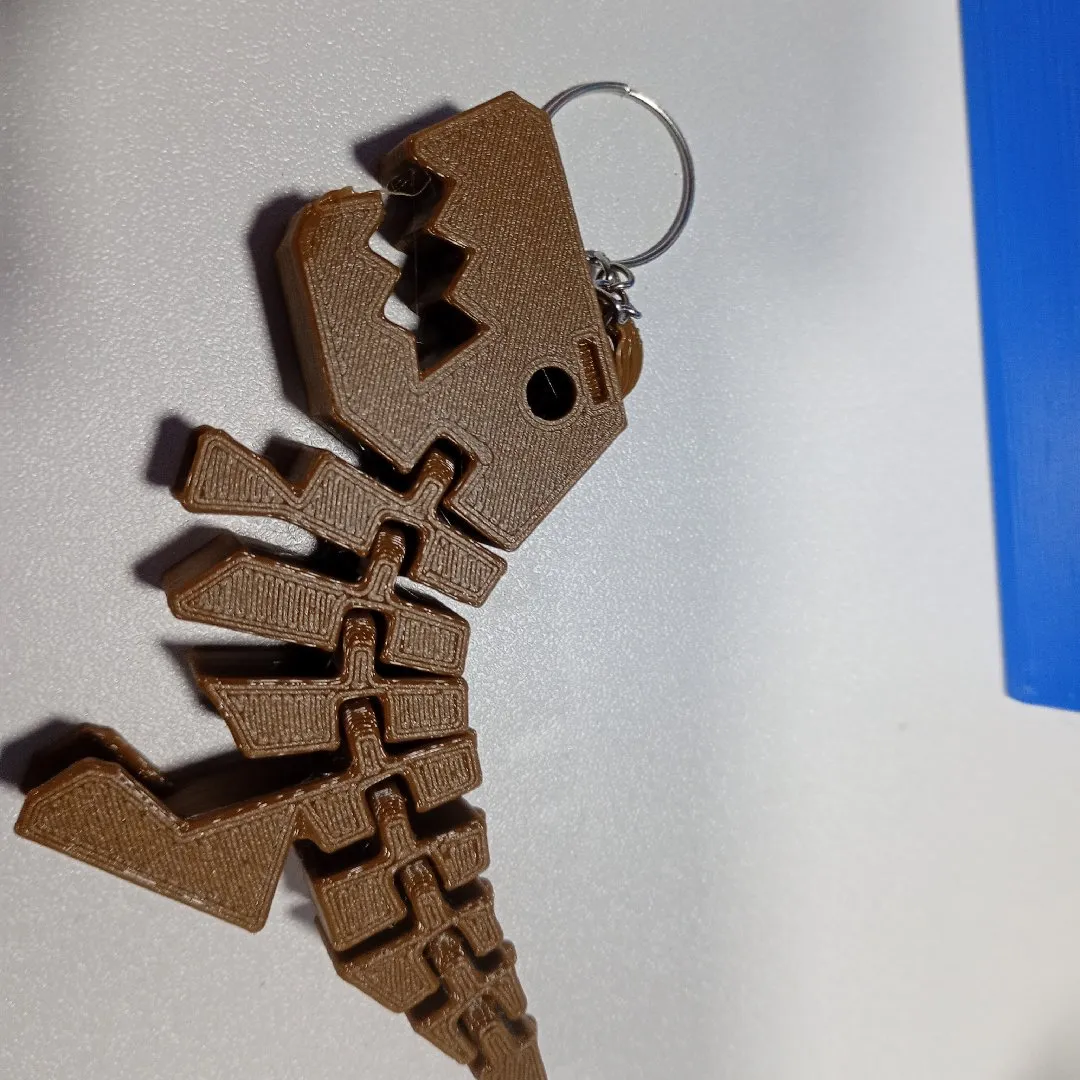 Kit de Chaveiros Dinossauro T-Rex Articulado 3D - foto 2
