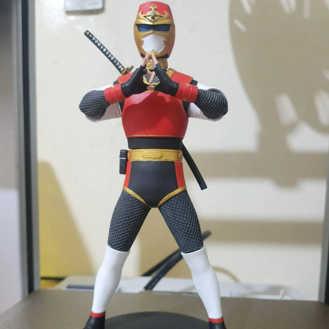 Ninja Jiraya Tokusatsu Colecionáveis Action Figure Estatua 3D Colecionaveis - foto 3