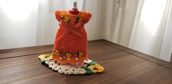 Capa para Adoçante - Vestidinho Tangerina - foto 5