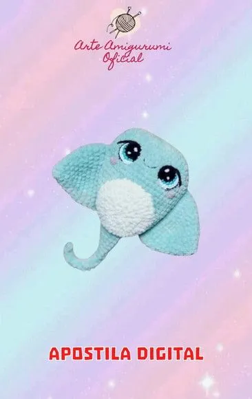 Receita Arraia - Amigurumi - artesanato feito à mão por Arte Amigurumi Oficial