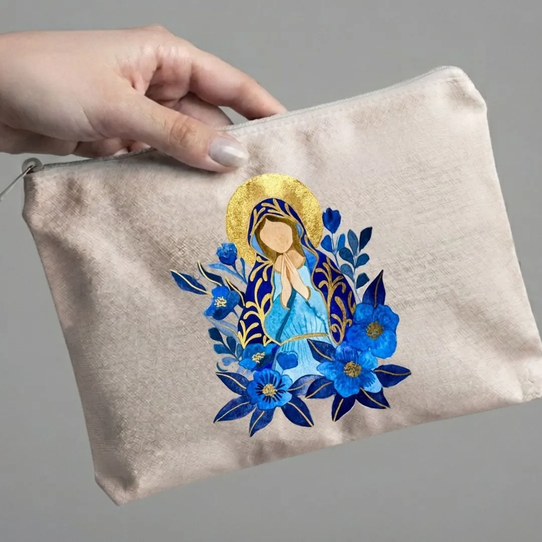 Nécessaire de algodão 15x20 cm Nossa Senhora - foto 3
