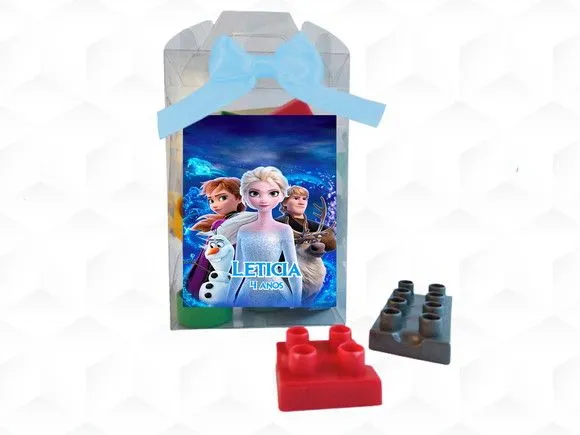 Bloco de Montar Frozen Personalizada - artesanato feito à mão por creativitybynina