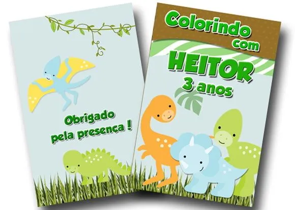 Revista de colorir Dinossauro 14x10 - artesanato de PAPCRIE
