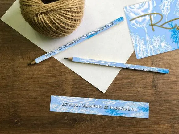 Lápis Ppersonalizado - feito à mão por Mi Papelaria Criativa