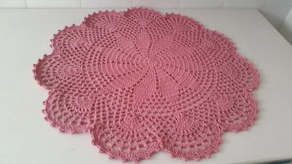 Centro de Mesa Estrela em Crochê 60 cm - foto 5
