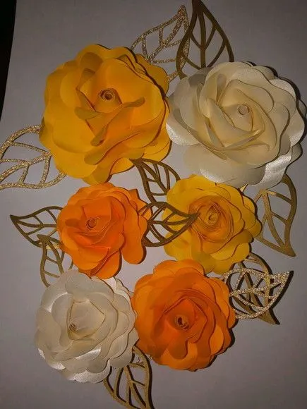 Kit 5 Flores Topo de Bolo - foto 4
