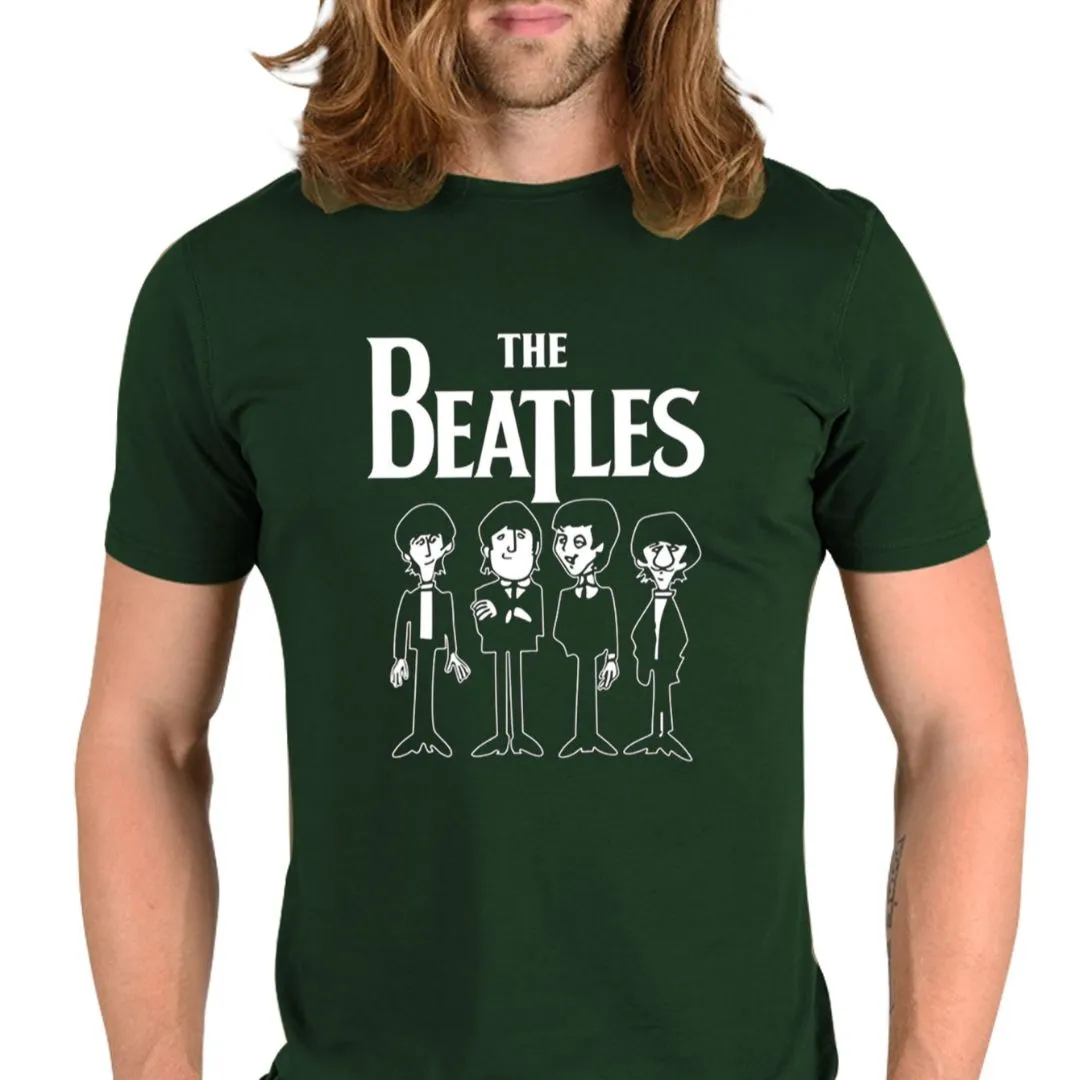 Camiseta Beatles desenho animado, estampa exclusiva, tamanhos unisex - foto 3